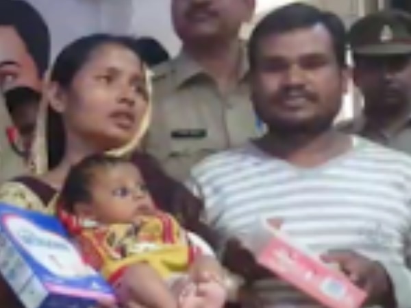 बच्चे को लेकर भाग निकले पति-पत्नी