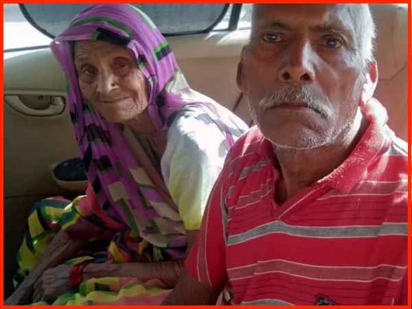 दीपावली पर आये थे बड़े बेटे के घर