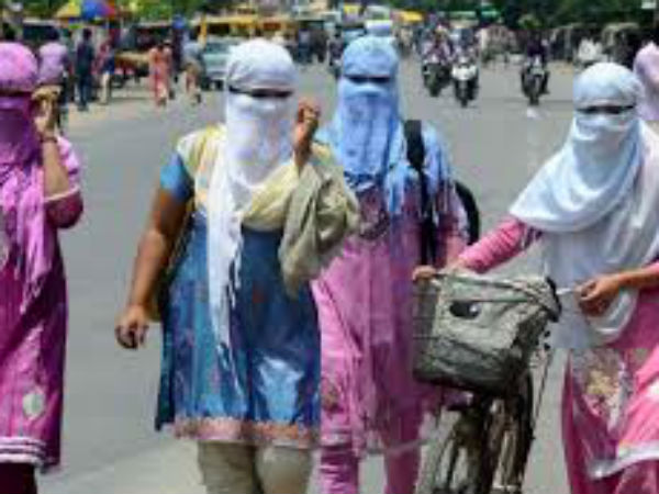 तापमान सामान्य से नीचे दर्ज किया गया 