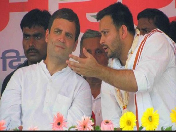 शुरू में अलग-अलग रहे राहुल और तेजस्वी