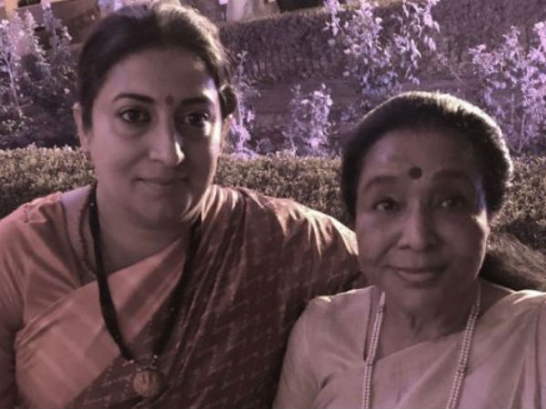 स्मृति ईरानी की इस बात से प्रभावित हुईं सुरों की मल्लिका आशा..