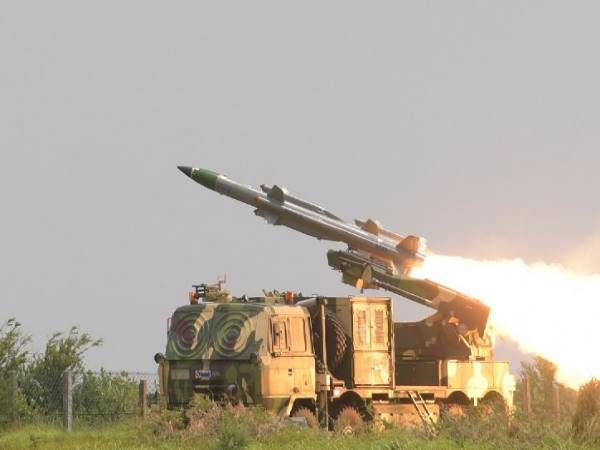 DRDO successfully test fired the Akash-1S surface to air defence missile system DRDO successfully test fired the Akash-1S surface to air defence missile system