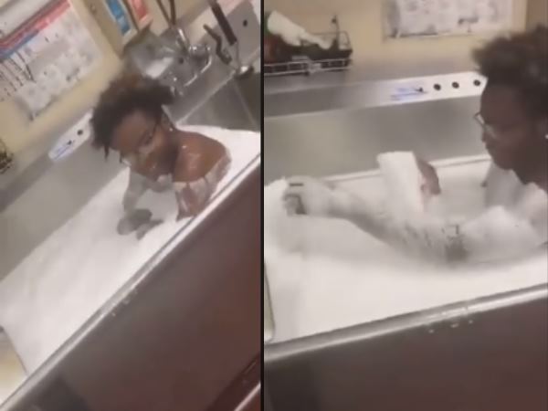 सिंक में उतरने को साथियों ने उकसाया