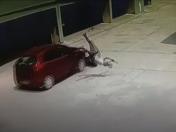 shocking road accident caught on camera