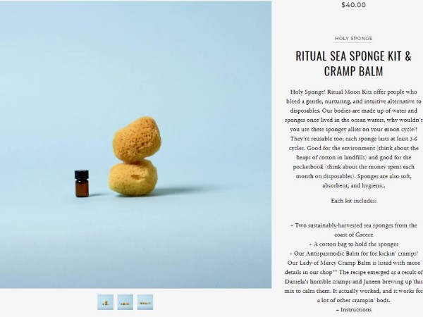 'समुद्री स्पॉन्ज' ब्लीच किए गए कॉटन का विकल्प