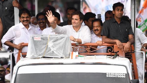 राहुल का कलपेट्टा में रोड शो, बोले सभी के लिए मेरे दरवाजे खुले