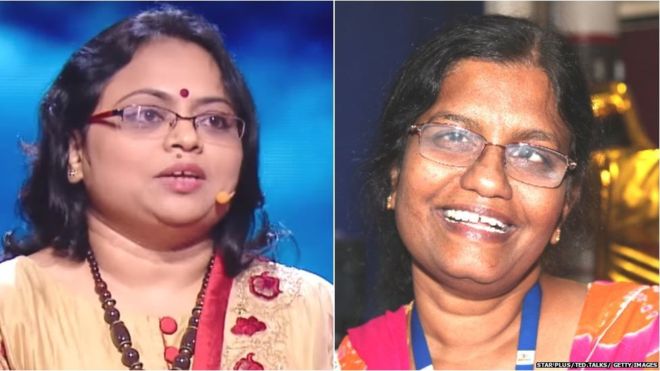 रितू करिधल (बाएं) और एम. वनीता