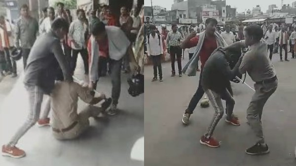 GRP constable thrashed by two men in Deoria