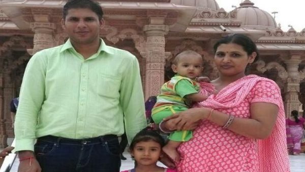 देवेन्द्र झाझड़िया का परिवार 
