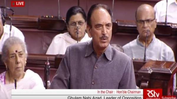 सदन के हंगामे पर क्या बोले गुलाम नबी आजाद