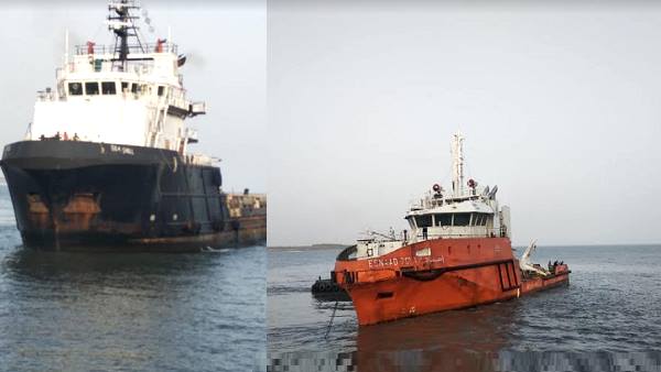 इंडियन कोस्टगार्ड्स ने समुद्र में पकड़े गुजरात आते 2 जहाज