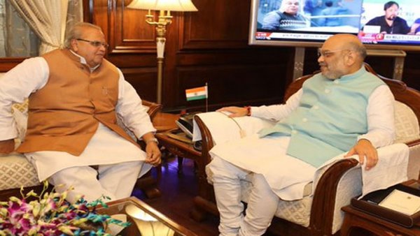 सत्यपाल मलिक ने शाह को सौंपी रिपोर्ट