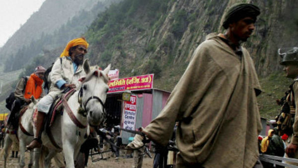 अमरनाथ यात्रा का पहला जत्था रवाना