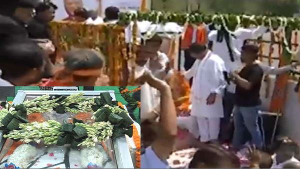 madan lal saini RIP Rajasthan Leaders pays tribute AT BJP Office