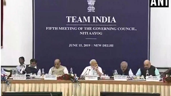 Prime Minister Narendra Modi chairs the 5th meeting of the Governing Council of NITI Aayog in Delhi Prime Minister Narendra Modi chairs the 5th meeting of the Governing Council of NITI Aayog in Delhi
