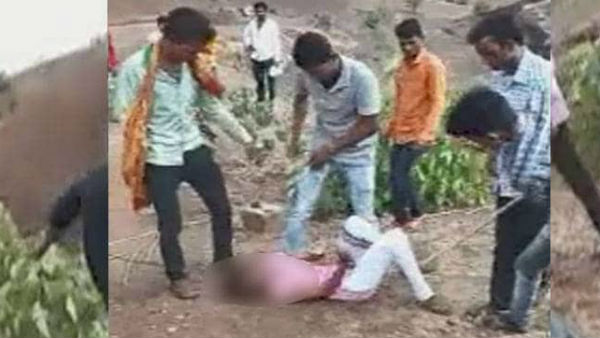 घरवालों ने लड़की को लाठी-डंडों से पीटा, Video वायरल