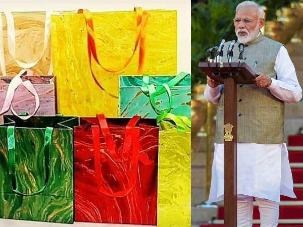 प्रोजेक्ट REPLAN के तहत बनाया गया पेपर बैग