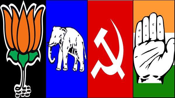 राष्ट्रीय पार्टियों का ओवरऑल परफॉर्मेंस