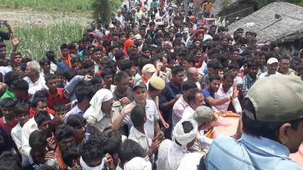 Leopard entered in the village caught after six hours