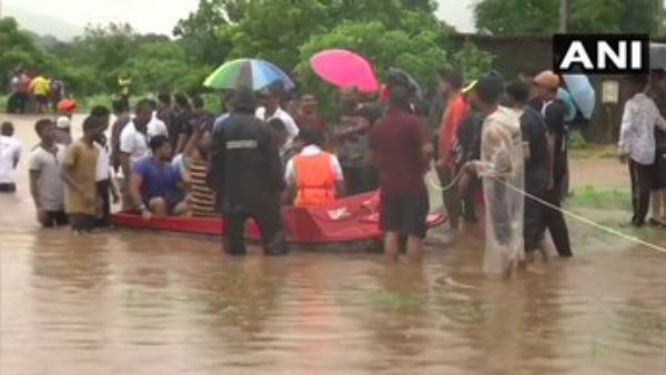 NDRF working to save stuck passengers of mahalaxmi express