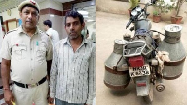 दूध के बड़े-बड़े कैन में शराब भरकर लाता था