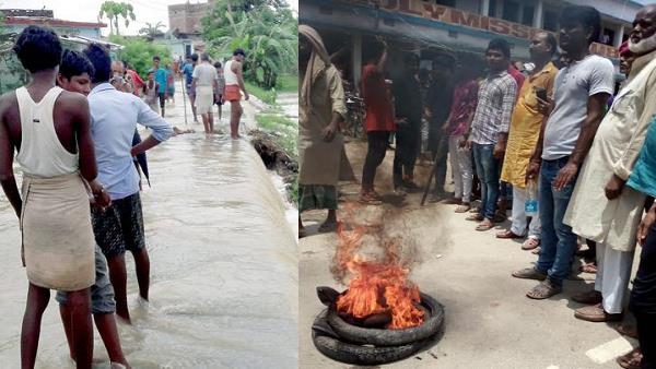 सरकारी कागजों को भी फाड़ डाला