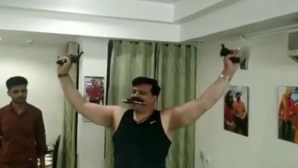 arms license of bjp mla kunwar pranav singh champion suspended arms license of bjp mla kunwar pranav singh champion suspended