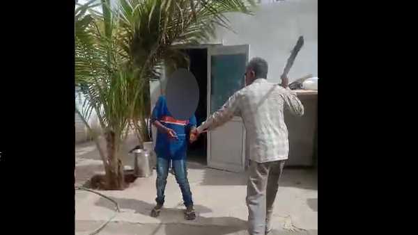 dalit boys beaten by men brutally than trapped them in cage