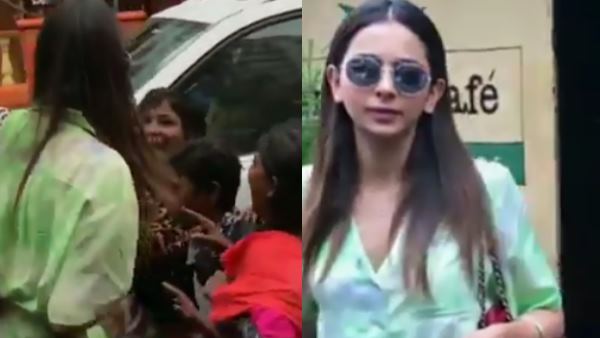 रकुलप्रीत को घेरकर पैसे मांगने लगे भिखारी