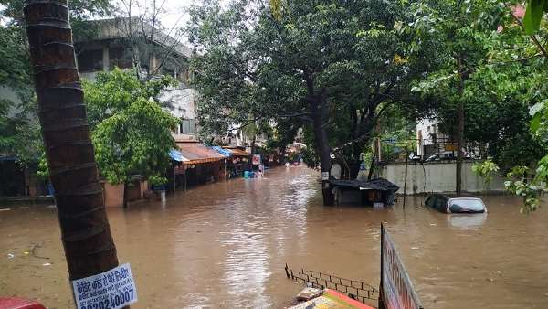 राज्य के विविध भागों में हुई बरसात