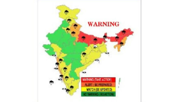 देश के 6 राज्यों में भारी बारिश का Red Alert