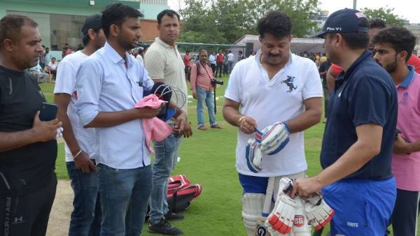 rajasthan politicians cricket match in Sawai Man singh stadium Jaipur rajasthan politicians cricket match in Sawai Man singh stadium Jaipur