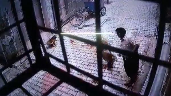 घर से निकलते ही किया हमला