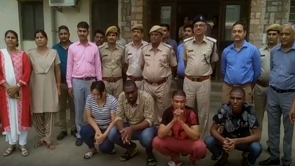  Nigerian Cyber ​​Thug gang Four Member Arrested by Jaipur Police