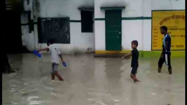 heavy rain since three days in the city