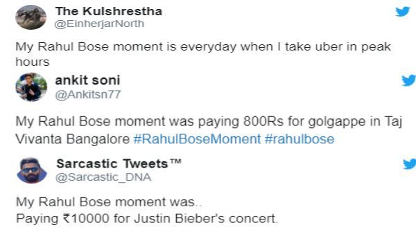 लोगों ने बताए थे मजेदार 'Rahul Bose Moment'