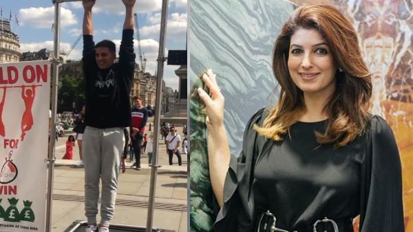 100 पाउंड कमाने को रॉड पर लटके अक्षय