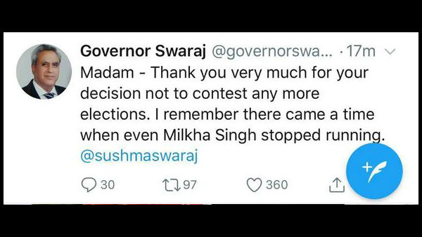  Sushma Swaraj No more: Husband Swaraj Kaushal thanks her for decision not to contest elections