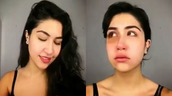 वीडियो में बदलते हैं महिला के हावभाव