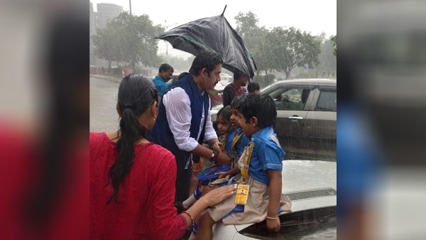 बीजेपी सांसद ने बच्चों की मदद की