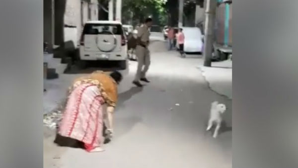 बदमाश की पत्नी ने की मारपीट बदमाश की पत्नी ने की मारपीट