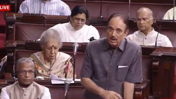 राज्यसभा में सरकार पर बरसे आजाद राज्यसभा में सरकार पर बरसे आजाद
