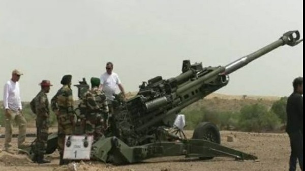 Indian Army Test Advanced Version of Howitzer A2 In Pokaran Field Firing Indian Army Test Advanced Version of Howitzer A2 In Pokaran Field Firing