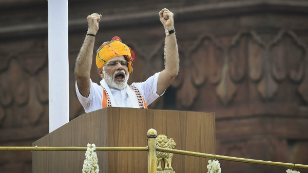 वैश्विक महाशक्ति के प्रधानमंत्री के रूप में बोले मोदी