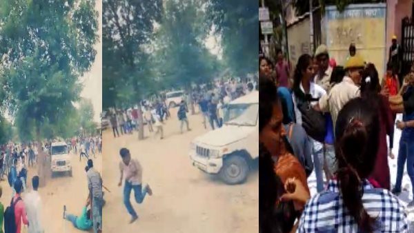 Sikar Student Fighting Before Voting of Student union election 2019 Sikar Student Fighting Before Voting of Student union election 2019
