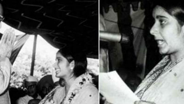 1975 में सुप्रीम कोर्ट के वरिष्ठ वकील स्वराज कौशल से हुई शादी 