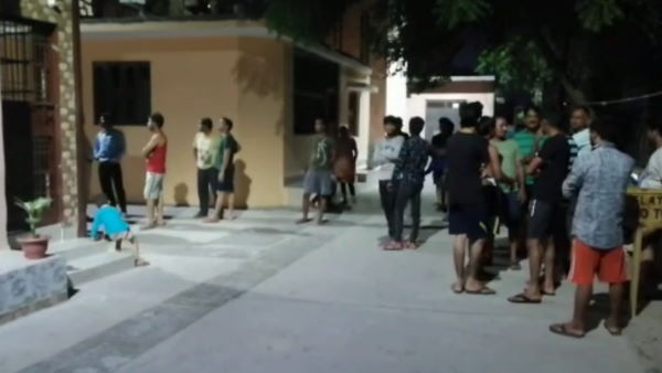 a man fired in air while fight with wife neighbour injured