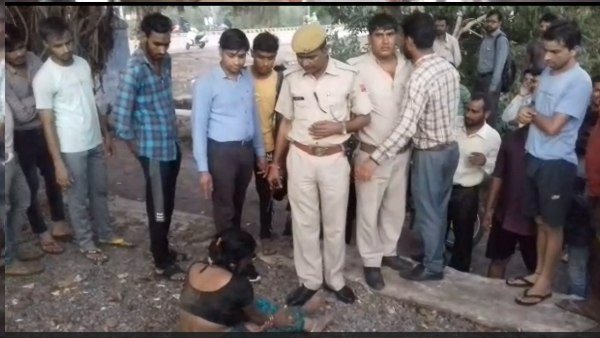 drunken woman creates ruckus in bharatpur