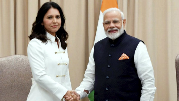 पीएम मोदी से मिलीं डेमोक्रेट उम्मीदवार