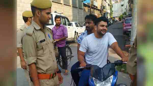 हरियाणा में साढ़े तीन सौ चालान 